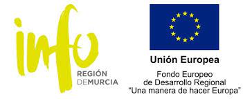 Instituto de Fomento de la Región de Murcia and FEDER programme logos